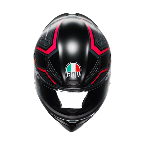 Изображение товара Мотошлем AGV K1 S E2206 / 2118394001-063-L (L, матовый черный/розовый)