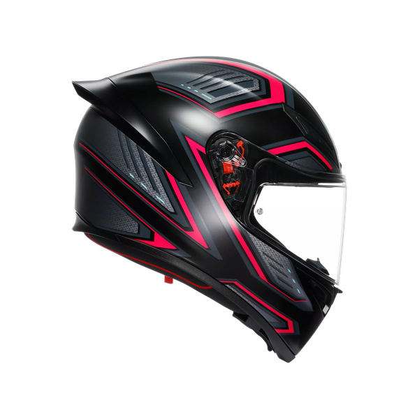 Изображение товара Мотошлем AGV K1 S E2206 / 2118394001-063-XL (XL, матовый черный/розовый)