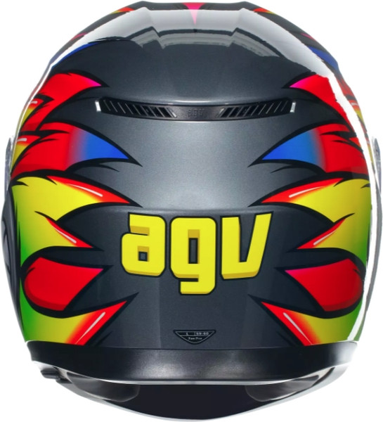 Изображение товара Мотошлем AGV K3 E2206 MPLK Birdy 2.0 / 2118381001-012-L (L, серый/желтый/красный)