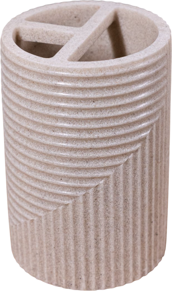 Изображение товара Стакан для зубной щетки и пасты Caspian Gloster 90081 (бежевый)