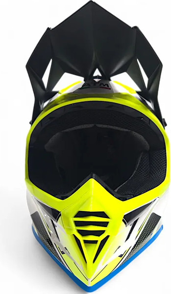 Изображение товара Мотошлем AiM RH855 Fiber Glass Swift RH855S-BYR-XXL (XXL, желтый/красный)