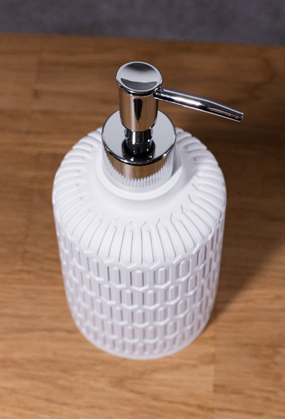 Изображение товара Дозатор для жидкого мыла Caspian Oxford 90088 (белый)