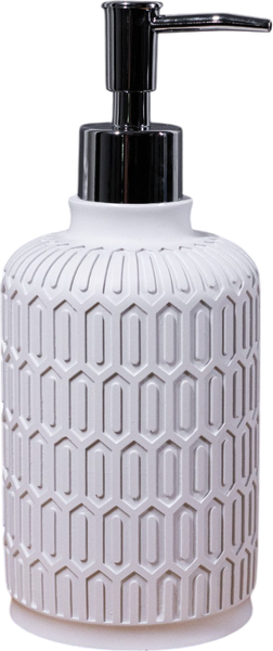 Изображение товара Дозатор для жидкого мыла Caspian Oxford 90088 (белый)