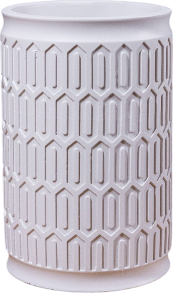 Изображение товара Стакан для зубной щетки и пасты Caspian Oxford 90090 (белый)