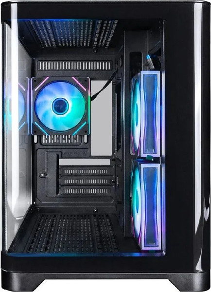 Изображение товара Корпус для компьютера 1stPlayer UV6 / UV6-BK-2FC7R-1FC7 (черный, без БП)