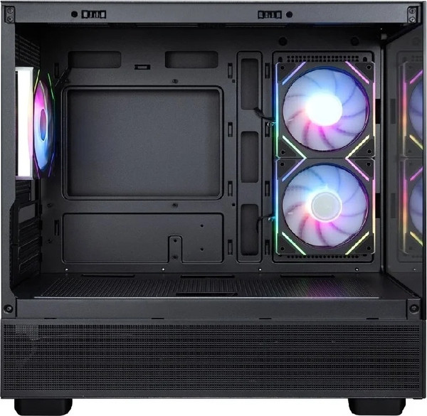 Изображение товара Корпус для компьютера 1stPlayer Mi5 / Mi5-BK-2FC7R-1FC7 (черный, без БП)