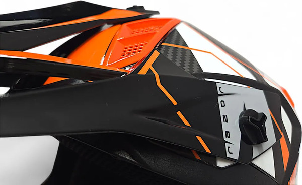 Изображение товара Мотошлем AiM RH855 Carbon Razor RH855R-DWR-XS (XS, белый/красный)