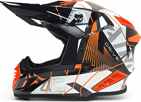 Изображение товара Мотошлем AiM RH855 Carbon Razor RH855R-DWR-XS (XS, белый/красный)
