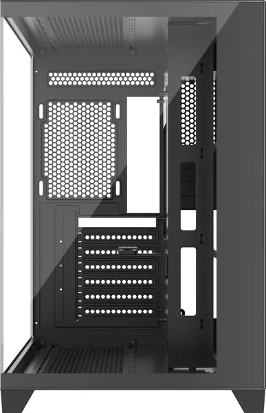 Изображение товара Корпус для компьютера 1stPlayer MV8-TP / MV8-TP-BK-3F7R-1F7 (черный, без БП)