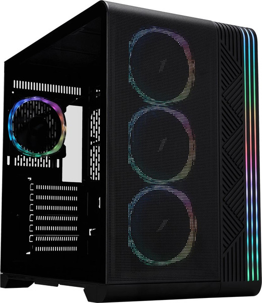 Изображение товара Корпус для компьютера 1stPlayer VT7 / VT7-BK-4FS7 (черный, без БП)