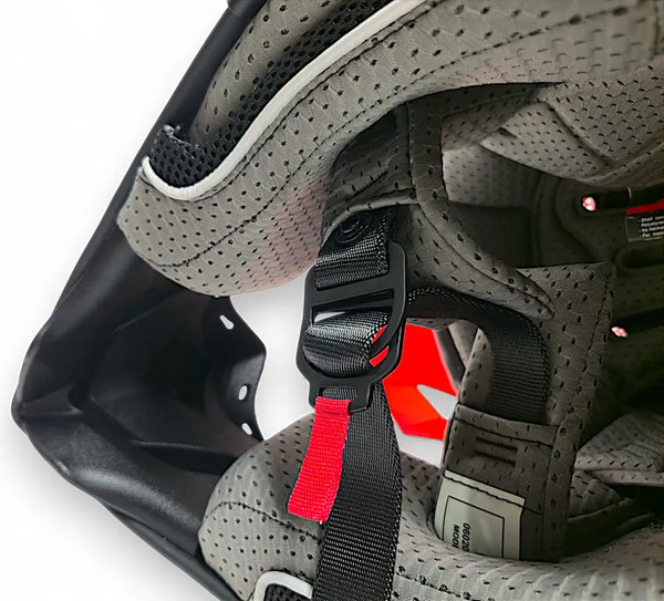 Изображение товара Мотошлем AiM RH855 Fiber Glass Vexo RH855V-BRB-S (S, красный/синий)