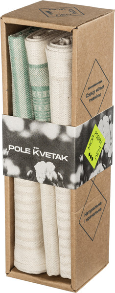 Изображение товара Набор полотенец Pole Kvetak (Беларускі лён) 46x70 20С190-ШР+К/фкор. (0 Утро-3 297/сорт 1)