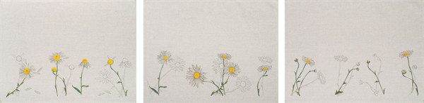 Изображение товара Набор полотенец Pole Kvetak (Беларускі лён) 45x60 22с145-ШР+К/п.р/фкор. (1 Рамонкi-3 37/сорт 1)