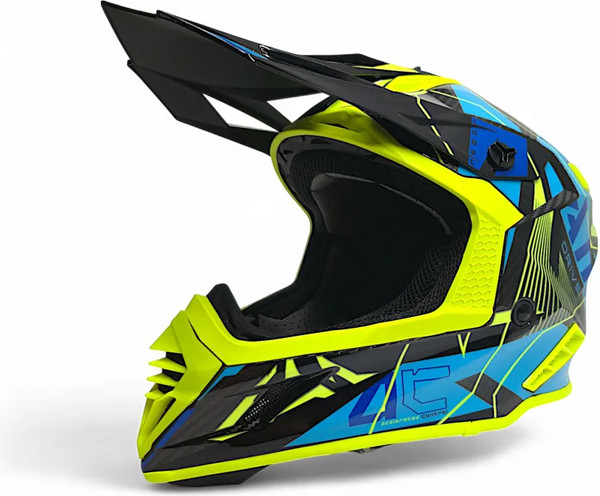 Изображение товара Мотошлем AiM RH855 Carbon Razor RH855R-DYB-XXL (XXL, желтый/синий)