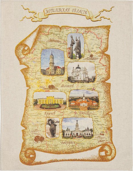 Изображение товара Набор полотенец Pole Kvetak (Беларускі лён) 45x60 22С147-ШР+К/пр/пфкор. (1 Моя Беларусь-7 33/сорт 1)