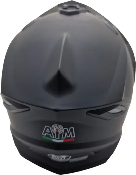 Изображение товара Мотошлем AiM JK802Y / 802Y-008-YL (Y/L, черный матовый)