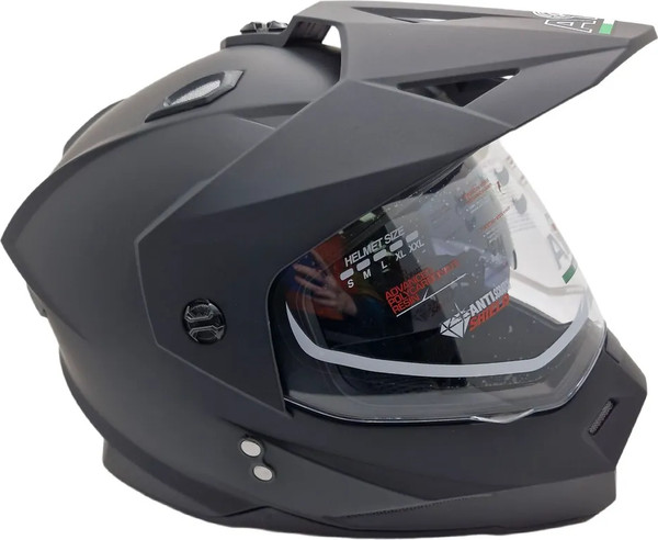 Изображение товара Мотошлем AiM JK802Y / 802Y-008-YL (Y/L, черный матовый)