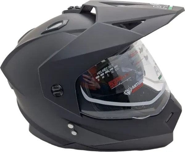 Изображение товара Мотошлем AiM JK802Y / 802Y-008-YM (Y/M, черный матовый)