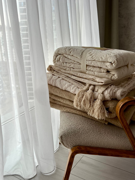 Изображение товара Плед Pole Kvetak (Беларускі лён) 195x220 25С25-ШР/у./л.с.уп. (0 Альба-2 90/сорт1)