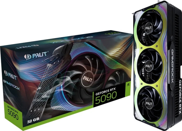 Изображение товара Видеокарта Palit GeForce RTX 5090 GameRock (NE75090019R5-GB2020G)
