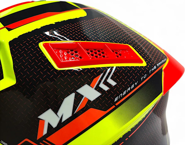 Изображение товара Мотошлем AiM RH855 Fiber Glass Swift RH855S-BYB-M (M, желтый/черный)