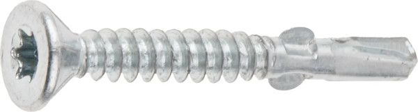 Изображение товара Саморез Starfix С крыльчаткой (флюгель) 6.3х60 со сверлом T30 / SMC2-37333-100 (100шт, оцинкованный)