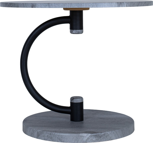 Изображение товара Журнальный столик Мебелик Дуэт 13 (орех гикори grey/черный)