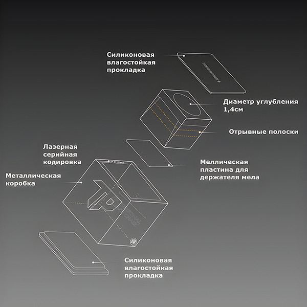 Изображение товара Мел для бильярда Turning Point Pro H / 45.350.01.4 (синий)