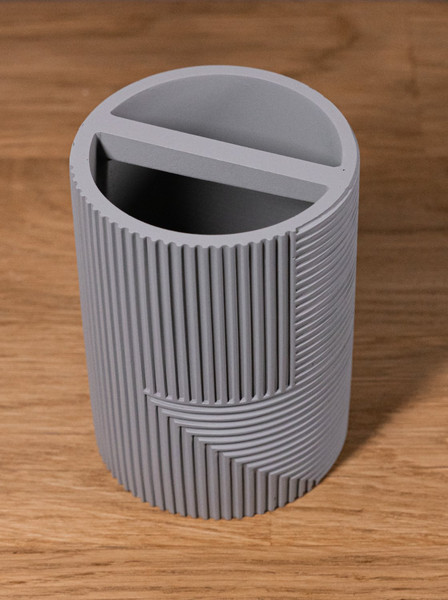 Изображение товара Стакан для зубной щетки и пасты Caspian Leeds 90077 (песочный)