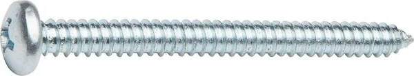 Шуруп Starfix Острый 3.9х25 полусф. головка DIN 7981 / SMC2-34285-500 (500шт, белый цинк) — фото 3
