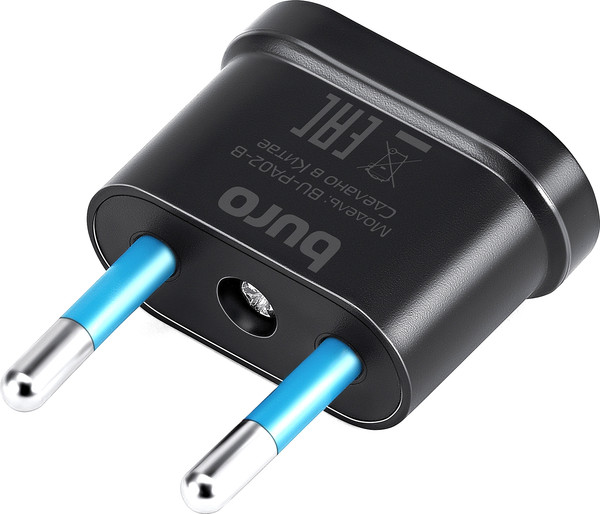 Изображение товара Переходник сетевой Buro BU-PA02-B (черный)