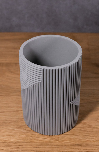 Изображение товара Стакан для зубной щетки и пасты Caspian Leeds 90078 (песочный)