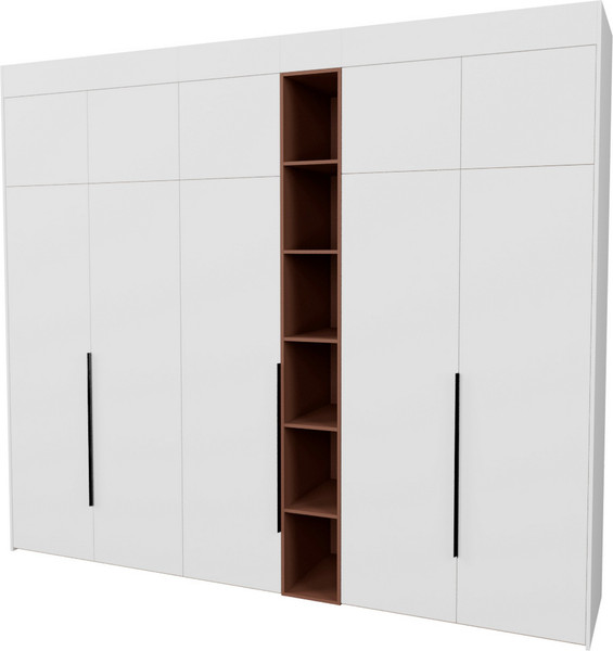 Изображение товара Шкаф Рэйгрупп Рэй S262-В13-1-EBL В13-1 (дуб элисон/белый премиум/античная латунь)