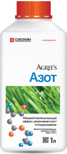 Изображение товара Удобрение Agrees ОМУ Азот (1л)