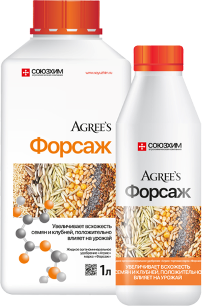 Изображение товара Удобрение Agrees ОМУ Форсаж (1л)