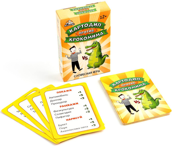 Изображение товара Настольная игра Sima-Land Картодил против Крокомима / 7711546