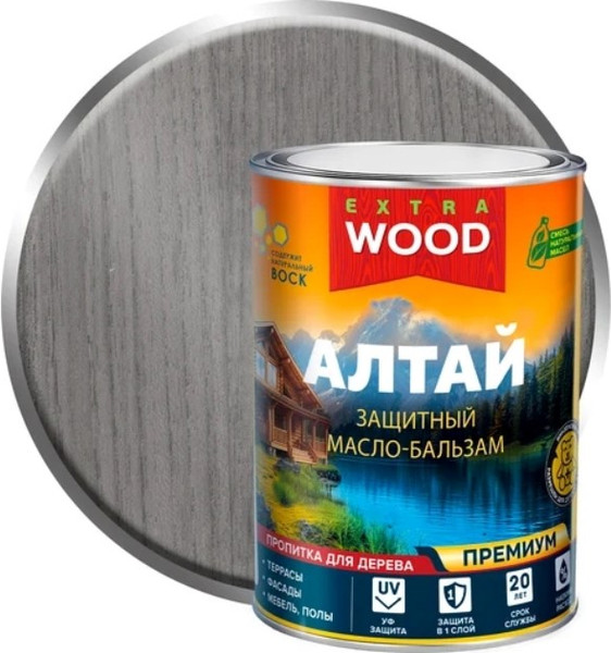 Изображение товара Защитно-декоративный состав Farbitex Wood Extra Алтай База А Белуха (750мл)