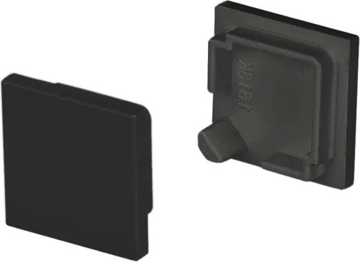 Изображение товара Заглушка для профиля Arlight SL-KANT-H16 SQUARE BLACK глухая / 037518