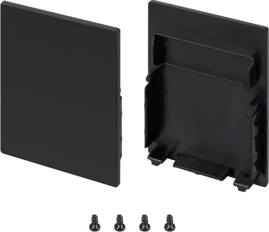 Изображение товара Заглушка для профиля Arlight SL-LINE-4050-3L-LOW BLACK глухая / 044677