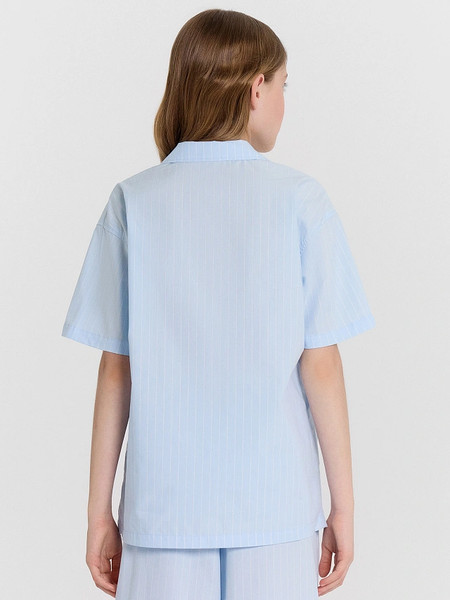 Изображение товара Рубашка детская Mark Formelle 117941 (р.146-72, полоска на голубом)