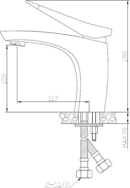 Изображение товара Смеситель AV Engineering AVZAN1-A264-250