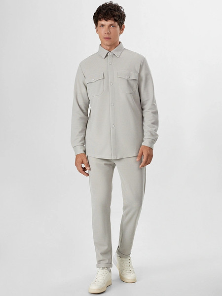 Изображение товара Рубашка Mark Formelle 121198/1 (р.112-182/188, двухцветный светло-серый)