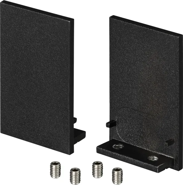 Изображение товара Комплект заглушек для шинопровода Arlight MAG-CAP-2538 BK / 046825