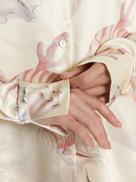 Изображение товара Блузка Mark Formelle 122869 (р.170-84-90, ракушки на сливочном)