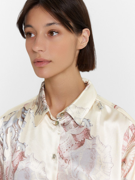 Изображение товара Блузка Mark Formelle 122869 (р.170-92-98, ракушки на сливочном)
