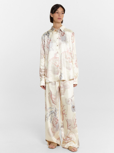 Изображение товара Блузка Mark Formelle 122869 (р.170-92-98, ракушки на сливочном)