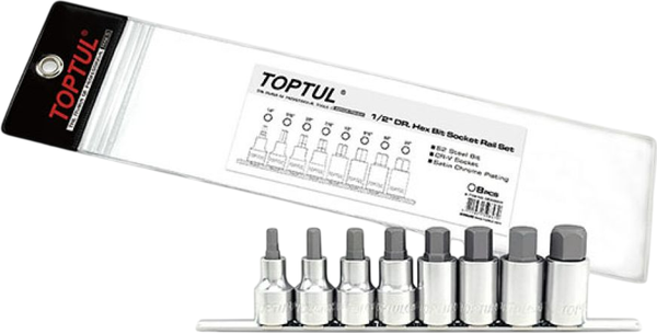 Изображение товара Набор бит Toptul GBAG0801 (8шт)