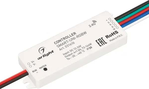 Изображение товара Контроллер для светодиодной ленты Arlight SMART-UNI-RGBW / 031610