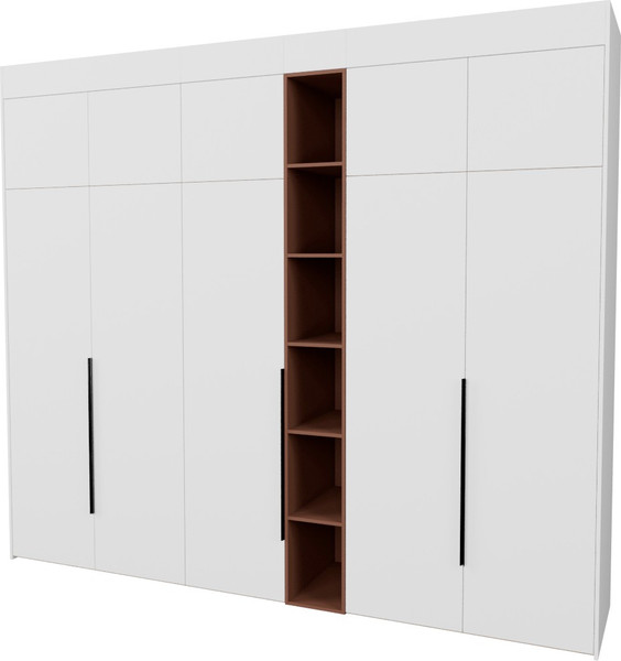 Изображение товара Шкаф Рэйгрупп Рэй S274-В13-1-EBL В13-1 (дуб элисон/белый премиум/античная латунь)