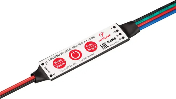 Изображение товара Контроллер для светодиодной ленты Arlight SMART-MINI-RGB / 031606